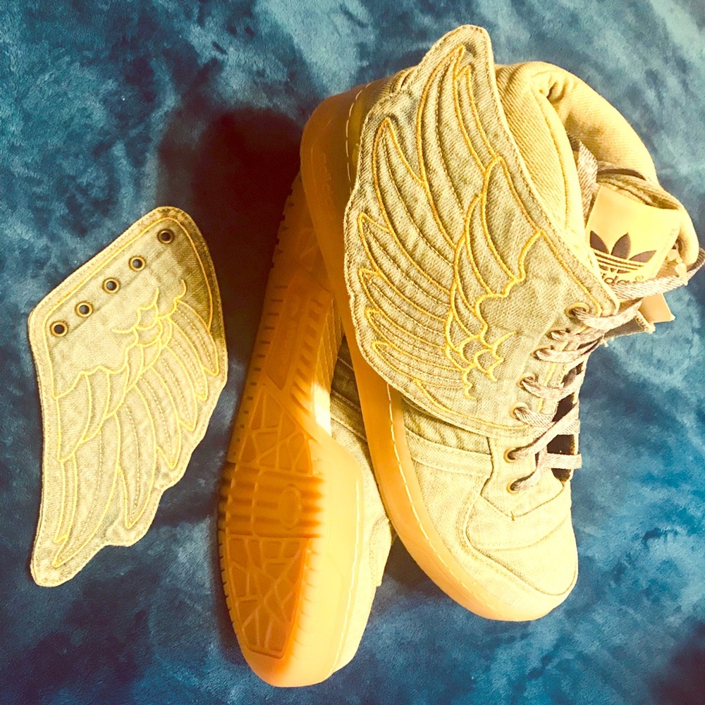 Adidas Jeremy Scott JS Wings Denim Size US 11
